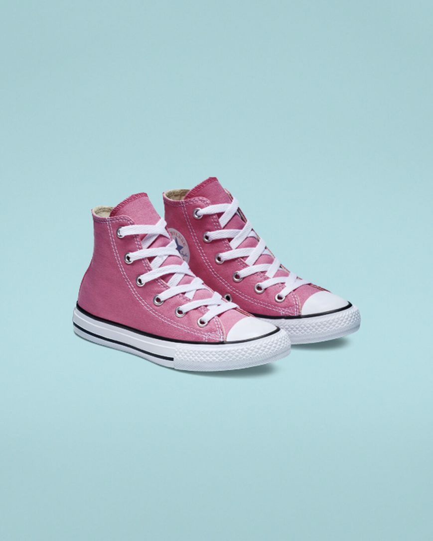 Tenisky Vysoke Converse Chuck Taylor All Star Klasické Dievcenske Ruzove | SK GIORC9